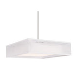 Kuzco Lighting PD14015-WH LED Covina Square Pendant Light 120V White Finish