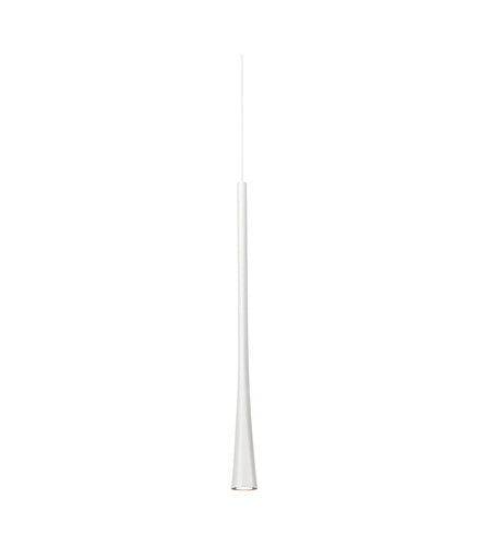 Kuzco Lighting PD15816-WH LED 16 Inch Taper Pendant Ceiling Light White Finish