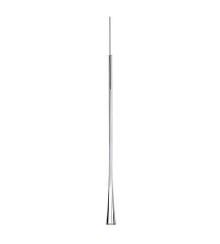 Kuzco Lighting PD15824-CH LED 24 Inch Taper Pendant Ceiling Light Chrome Finish