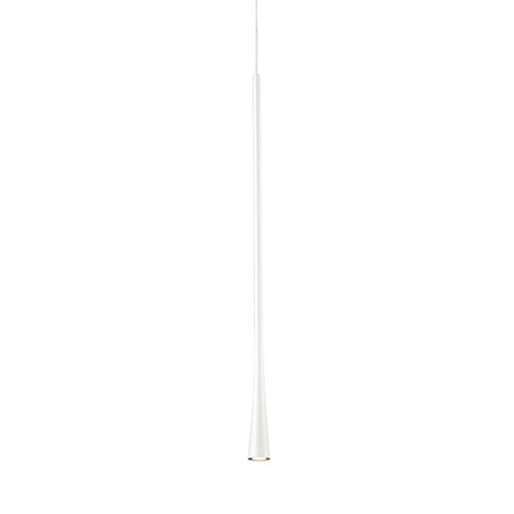 Kuzco Lighting PD15824-WH LED Taper 24 Inch Pendant Ceiling Light White Finish