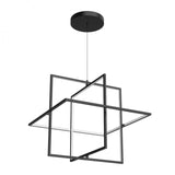 Kuzco Lighting PD16328-BK LED Mondrian 28 Inch Pendant Ceiling Light Black Finish