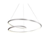 Kuzco Lighting PD22332-BN LED Ampersand Pendant Ceiling Light 120V Brushed Nickel Finish