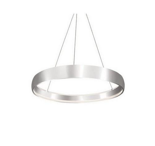 Kuzco Lighting PD22735-XX Halo Halo Circular Brushed Silver Pendant Light 120V - BuyRite Electric