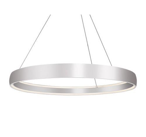 Kuzco Lighting PD22753-XX Halo Halo Circular Brushed Silver Pendant Light 120V - BuyRite Electric