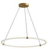 Kuzco Lighting PD24748-BG 40 inch Bruni Modern LED Pendant Drop Ceiling Light, Brushed Gold Finish