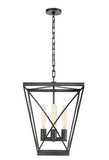 Alora Lighting PD309616UB LED Lattice 4 Light 17 inch Pendant Ceiling Light in Urban Bronze Finish