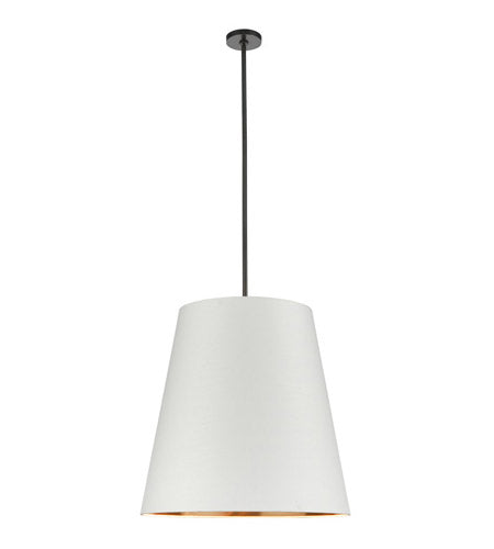 Alora Lighting PD311025UBWG Calor 3 Light 25 inch Bronze/White/Gold Pendant Ceiling Light