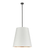 Alora Lighting PD311025UBWG Calor 3 Light 25 inch Bronze/White/Gold Pendant Ceiling Light