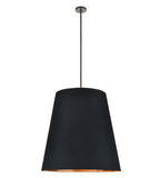 Alora Lighting PD311030UBBG Calor 3 Light 30 inch Bronze/Black/Gold Pendant Ceiling Light