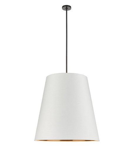 Alora Lighting PD311030UBWG Calor 3 Light 30 inch Bronze/White/Gold Pendant Ceiling Light
