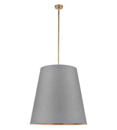 Alora Lighting PD311030VBGG Calor 3 Light 30 inch Brass/Gray/Gold Pendant Ceiling Light
