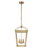 Alora Lighting PD312212VB Manor 4 Light 12 inch Brass Pendant Ceiling Light