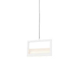 Kuzco Lighting PD31408-WH LED Ratio Rectangular Border Pendant Light 120V White Finish