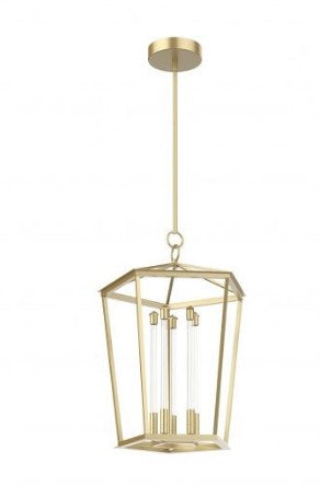 Alora Lighting PD317122NB LED Delphine 21W Pendant Ceiling Light in Natural Brass Finish