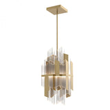 Alora Lighting PD318020TG Rowland LED Pendant Ceiling Light Titanium Gold Finish