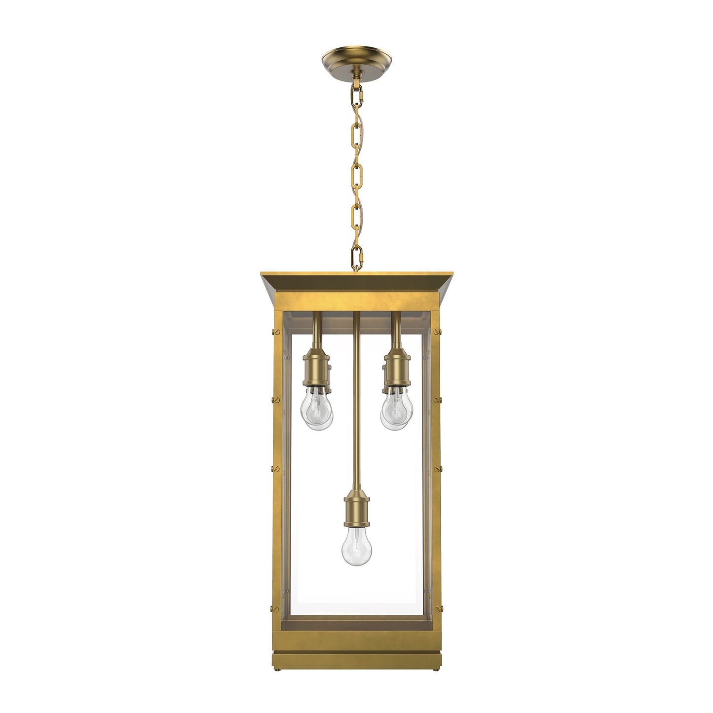 Alora Lighting PD351018VB LED Douglas Pendant Ceiling Light Vintage Brass Finish