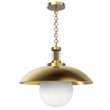 Alora Lighting PD351401VB LED Oviatt Pendant Ceiling Light Brass Finish