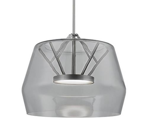 Kuzco Lighting PD61418-XX Deco LED Mini Brushed Nickel Pendant Light 120V - BuyRite Electric