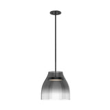 Kuzco Lighting PD62012-BK/SM LED Trinity 11 Inch Pendant Ceiling Light Black and Smoked Finish