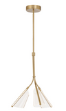 Kuzco Lighting PD62622-BG/LG Mulberry Chandelier Modern LED Pendant Ceiling Light Guide, Brushed Gold Finish