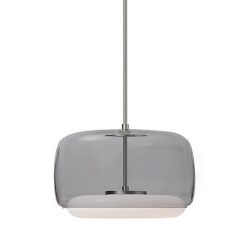 Kuzco Lighting PD70615-XX/XX Enkel LED Mini Smoked Glass Shade with Brushed Nickel Pendant Light 120V - BuyRite Electric