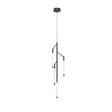 Kuzco Lighting PD74738-BK LED Motif 38 Inch Pendant Ceiling Light Black Finish