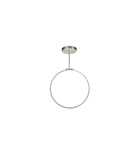 Kuzco Lighting PD82524-BN LED 24 Inch Cirque Pendant Ceiling Light Brushed Nickel Finish