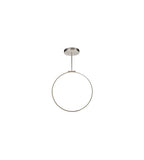 Kuzco Lighting PD82524-BN LED 24 Inch Cirque Pendant Ceiling Light Brushed Nickel Finish