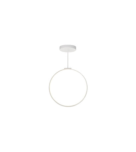 Kuzco Lighting PD82524-WH LED 24 Inch Cirque Pendant Ceiling Light White Finish