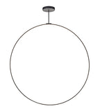 Kuzco Lighting PD82572-BK LED 72 Inch Cirque Pendant Ceiling Light Black Finish