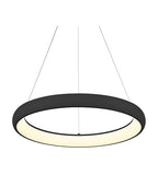 Kuzco Lighting PD82724-BK LED 24 Inch Cortana Pendant Ceiling Light Black Finish