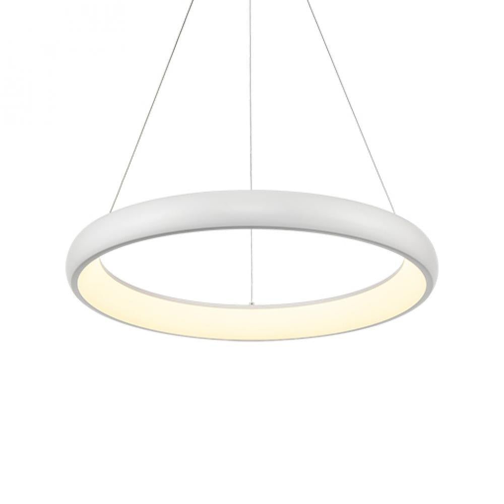 Kuzco Lighting PD82724-WH LED Cortana 24 Inch Pendant Ceiling Light White Finish