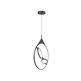 Kuzco Lighting PD84324-BK LED Serif 24 Inch Pendant Ceiling Light Black Finish