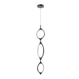 Kuzco Lighting PD84353-BK LED 53 Inch Serif Pendant Ceiling Light Black Finish