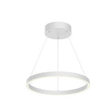 Kuzco Lighting PD87118-WH LED 39W Cerchio Pendant Ceiling Light 3000K White Finish