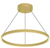 Kuzco Lighting PD87136-BG 36 inch Cerchio Modern LED Pendant Ceiling Light, Brushed Gold Finish