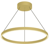 Kuzco Lighting PD87148-BG 48 inch Cerchio Modern LED Pendant Ceiling Light, Brushed Gold Finish