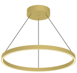 Kuzco Lighting PD87172-BG 71 inch Cerchio Modern LED Pendant Ceiling Light, Brushed Gold Finish