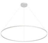 Kuzco Lighting PD87172-WH LED 162W Cerchio Pendant Ceiling Light 3000K White Finish