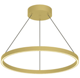 Kuzco Lighting PD87760-BG 59 inch Cerchio Modern Hanging LED Pendant Ceiling Light, Brushed Gold Finish