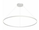 Kuzco Lighting PD87760-WH 59 inch Cerchio Modern Hanging LED Pendant Ceiling Light, White Finish