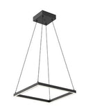 Kuzco Lighting PD88118-BK LED 39W Piazza Pendant Ceiling Light 3000K Black Finish