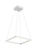 Kuzco Lighting PD88118-WH LED 39W Piazza Pendant Ceiling Light 3000K White Finish