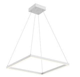 Kuzco Lighting PD88124-WH LED 52W Piazza Pendant Ceiling Light 3000K White Finish