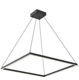 Kuzco Lighting PD88132-BK LED 65W Piazza Pendant Ceiling Light Black Finish