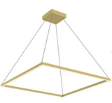 Kuzco Lighting PD88172-BG 71 inch Piazza Modern Hanging LED Down Pendant Ceiling Light, Brushed Gold Finish