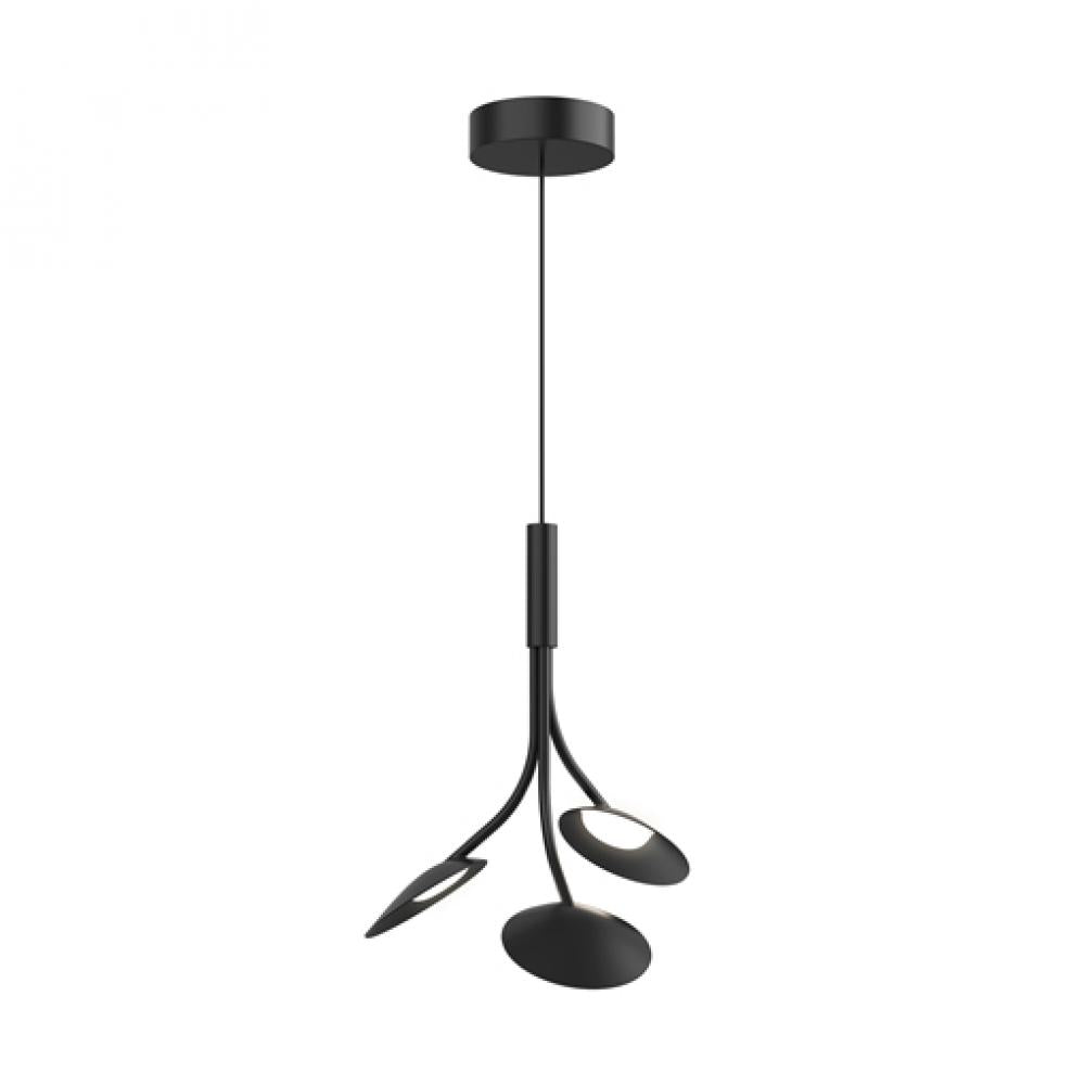 Kuzco Lighting PD90115-BK LED 15 Inch Rotaire Pendant Ceiling Light Black Finish