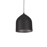 Kuzco Lighting PD9108-BK/BK LED 8 Inch Helena Pendant Ceiling Light Black/Black Finish