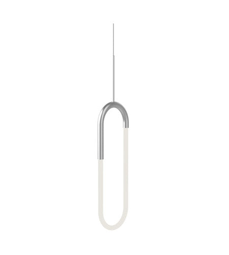 Kuzco Lighting PD95108-CH LED 8 Inch Huron Pendant Ceiling Light Chrome Finish