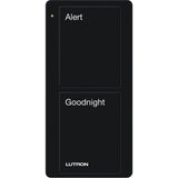 Lutron PJ2-2B-GBL-P02 Lutron Pico Wireless Control - 2-Button Bedroom Scene - Black